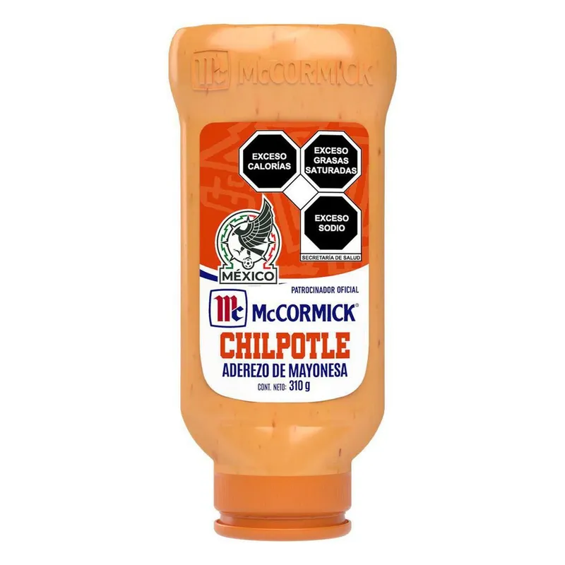 Aderezo de Mayonesa McCormick con Chilpotle Squeeze 310g