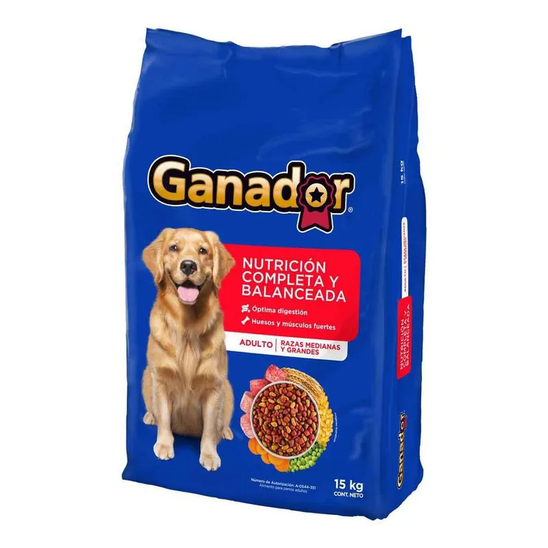 Alimento Seco para Perro Ganador Original Adulto 15kg
