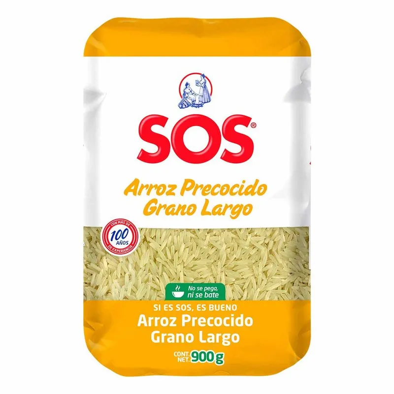 Arroz Sos Precocido 900g