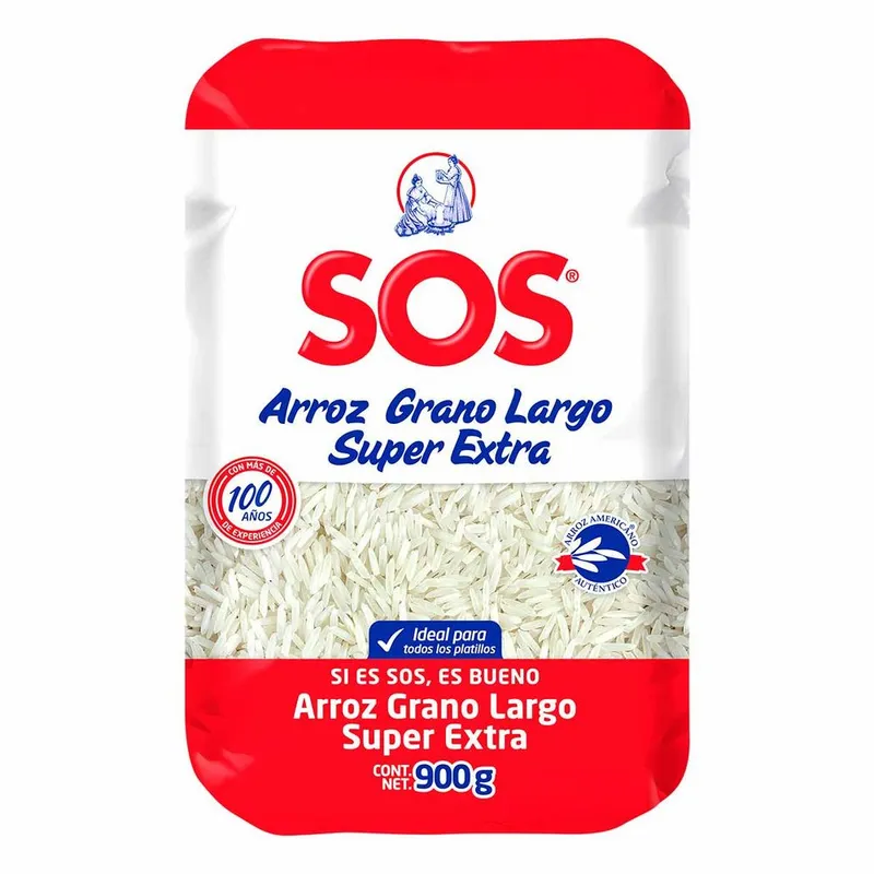 Arroz SOS Super Extra Rojo 900g