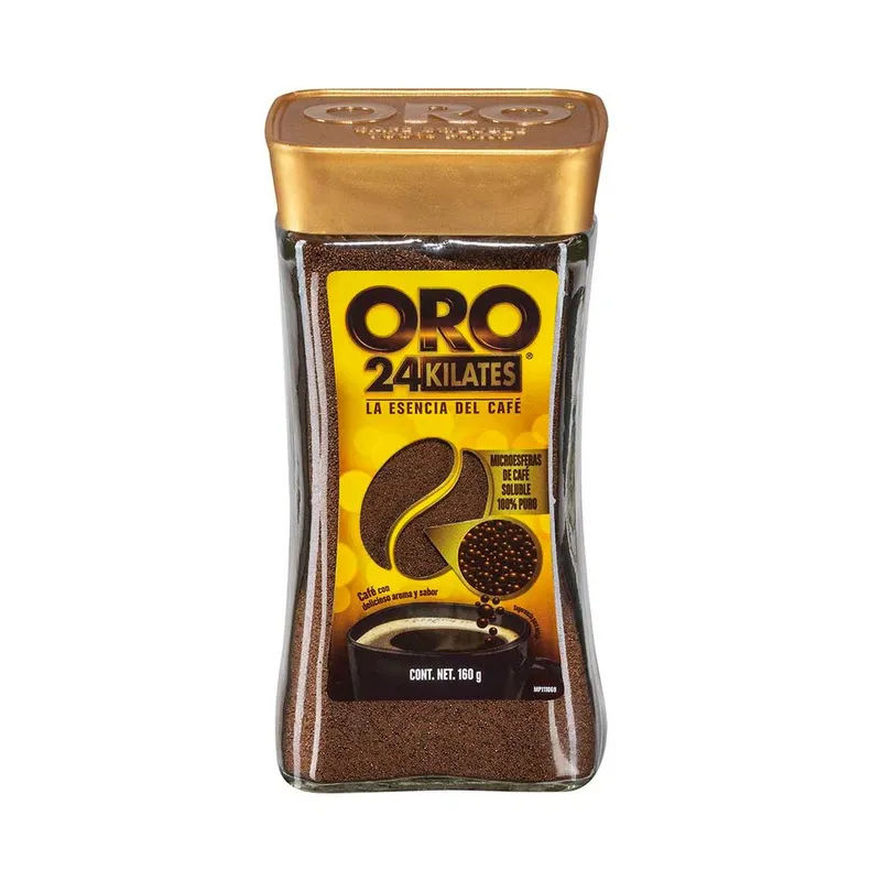 Café Oro Soluble 24 Kilates 160g