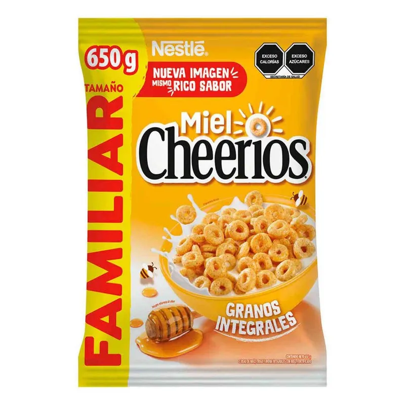 Cereal Cheerios Miel Bolsa 650g