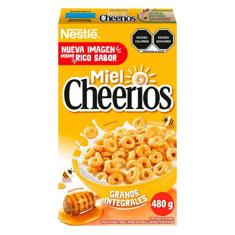 Cereal Nestlé Cheerios Miel con Avena 480g