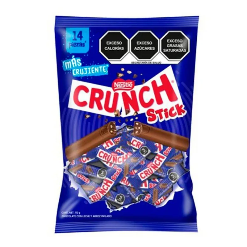 Chocolate Crunch Stick con 14 Piezas