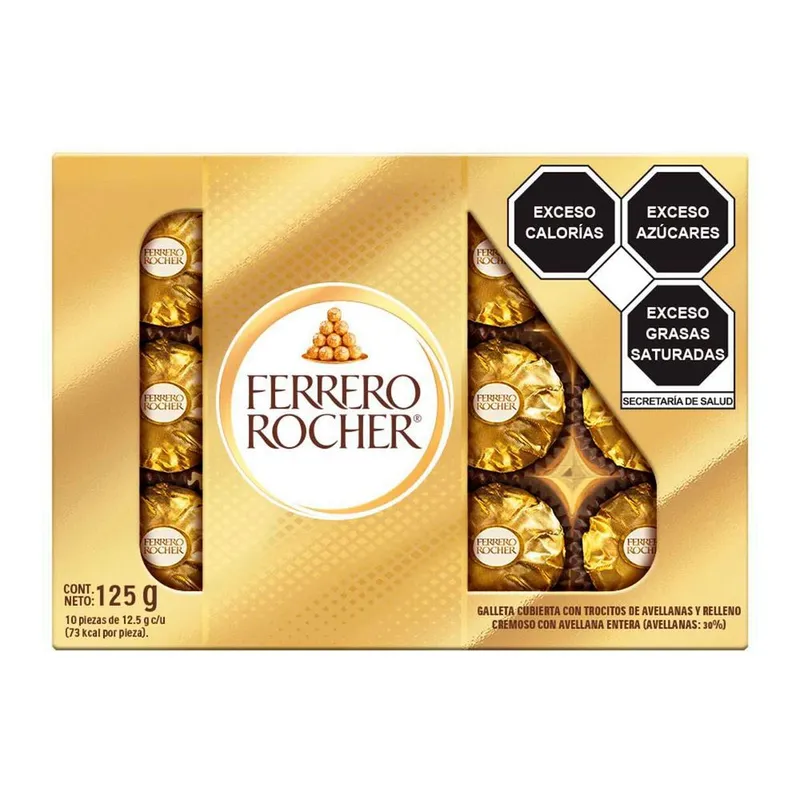 Chocolate Ferrero Rocher 10 piezas 125g
