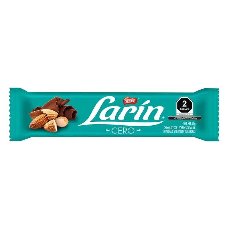 Chocolate Larín Cero Sin Azúcar 19g