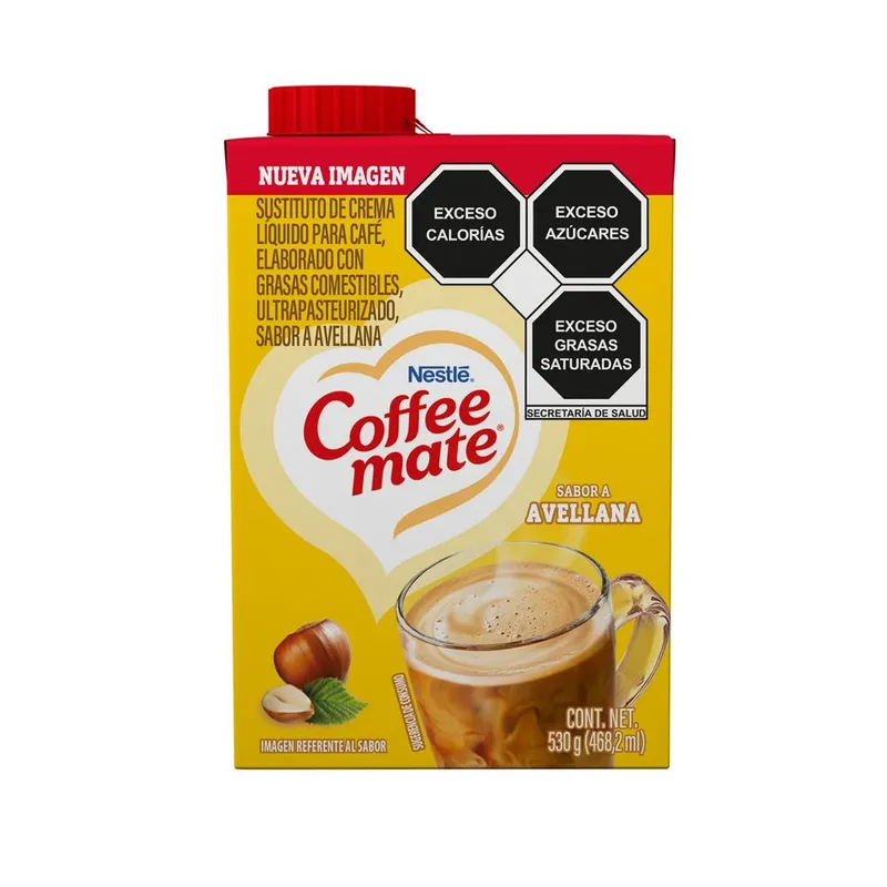 Cremador para Café Coffee Mate LÍquido Avellana 530g