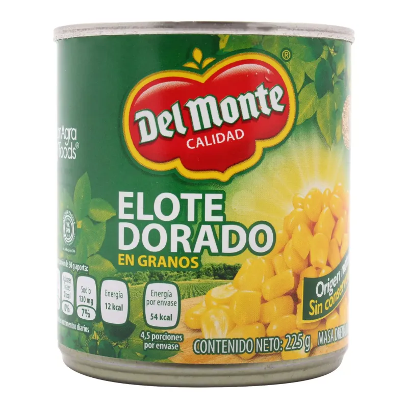 Elote Del Monte Dorado En granos 225g