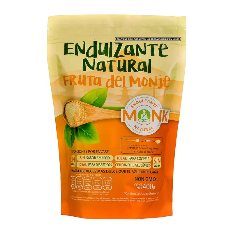 Endulzante de Fruta del Monje Monk 400g