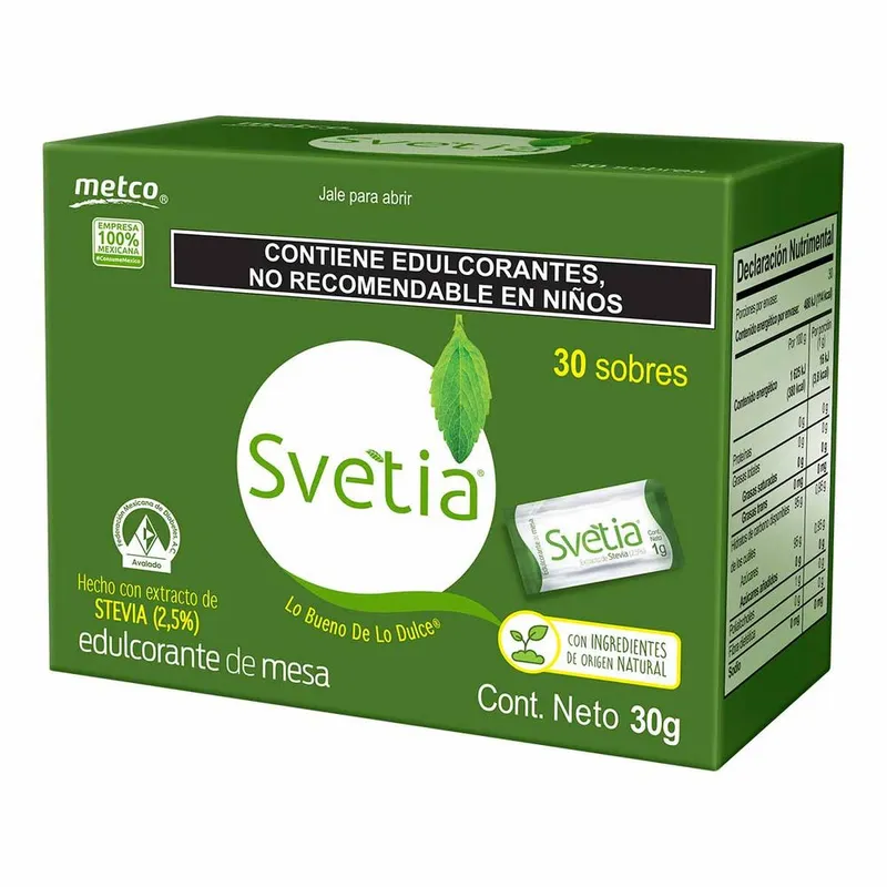 Endulzante Svetia Metco 30 Sobres
