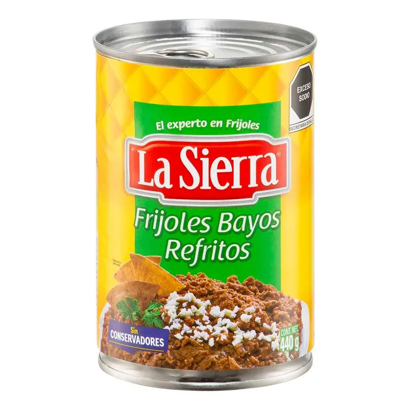Frijoles La Sierra Bayos Refritos 440g
