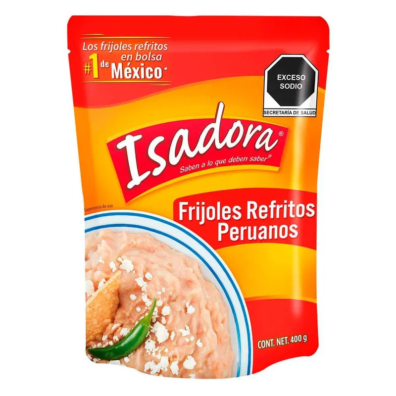 Frijoles Refritos Isadora Peruanos 400g