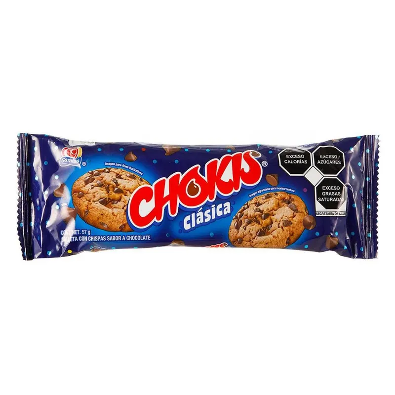 Galleta Gamesa Chokis Con Chispas de Chocolate 57g