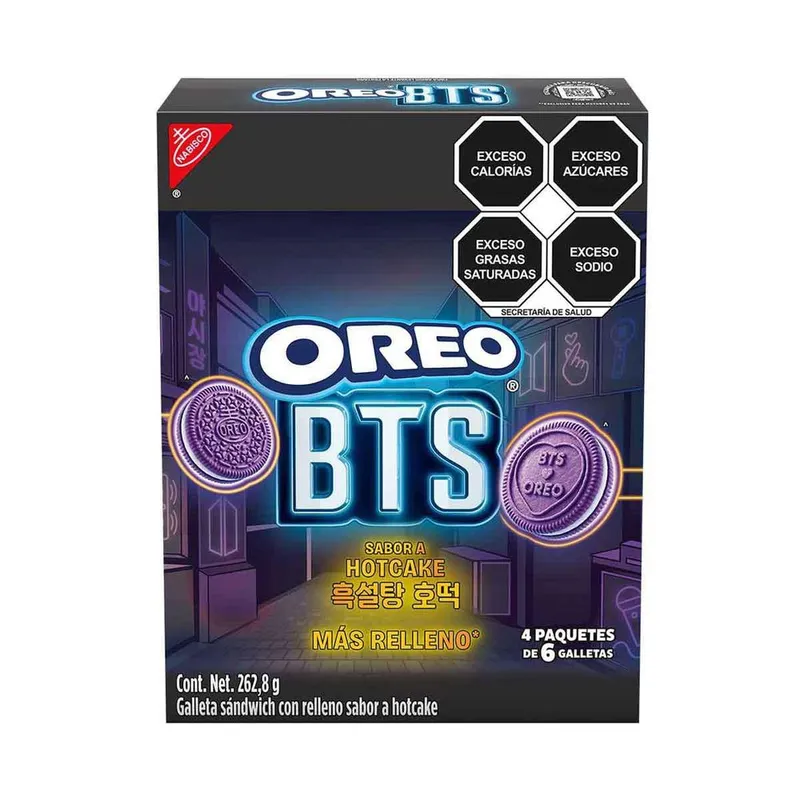 Galleta Oreo Iconic BTS 262.8g