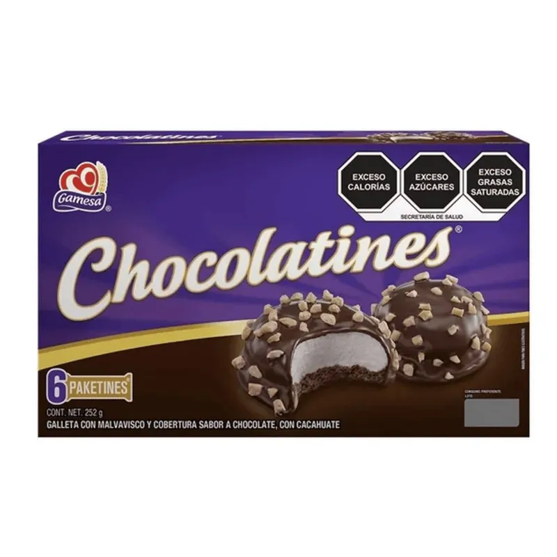 Galletas Gamesa Chocolatines 252g