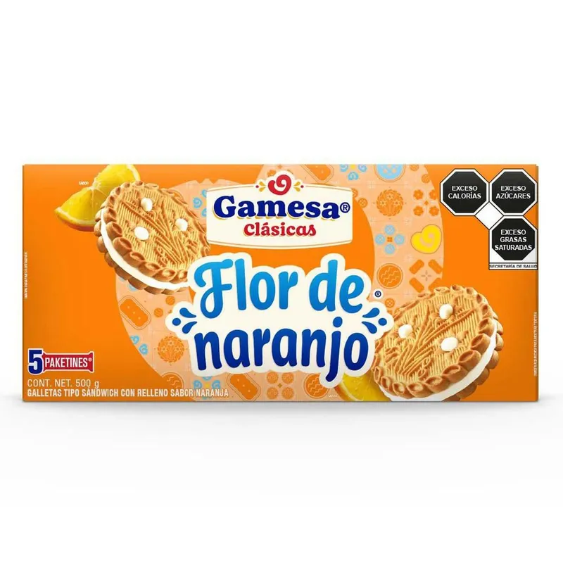 Galletas Gamesa Flor de Naranjo 500g