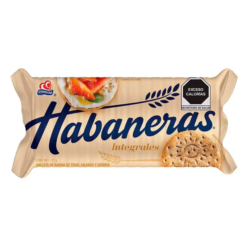 Galletas Gamesa Habaneras Integrales 117g
