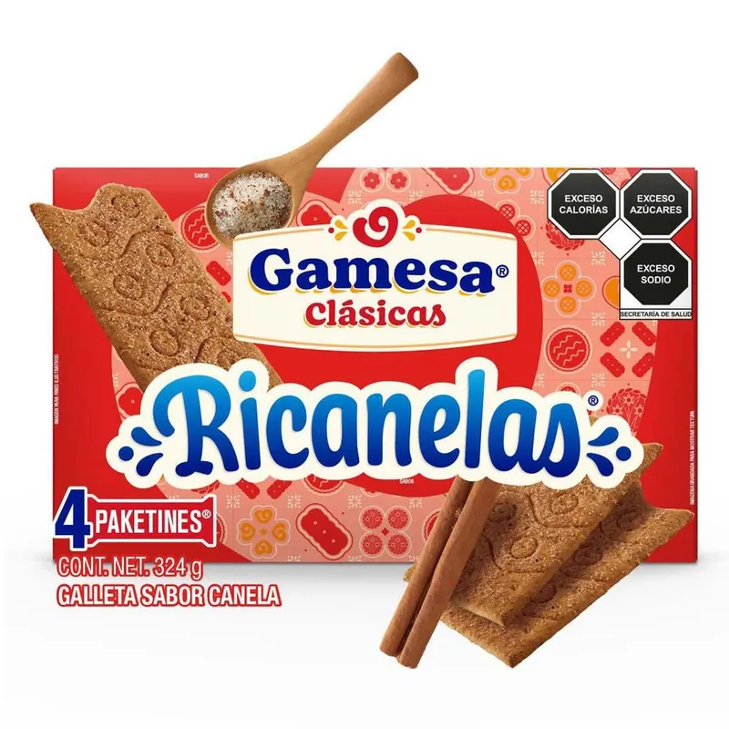 Galletas Gamesa Ricanelas 324g