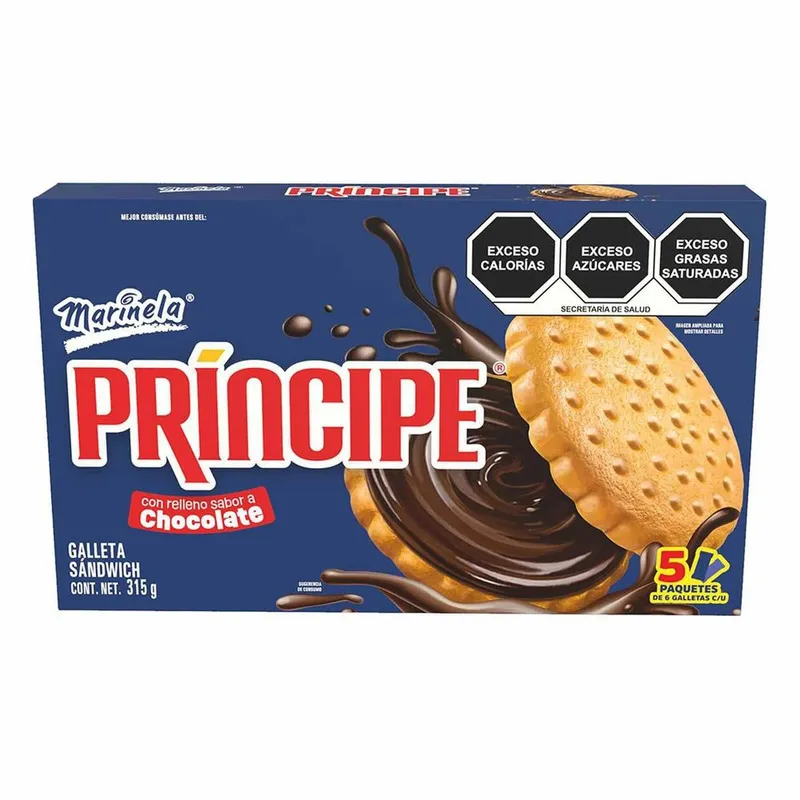 Galletas Marinela Príncipe Chocolate 315g