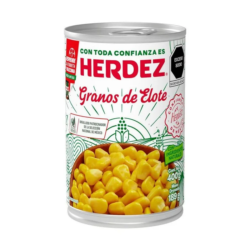 Granos de Elote Herdez 400g