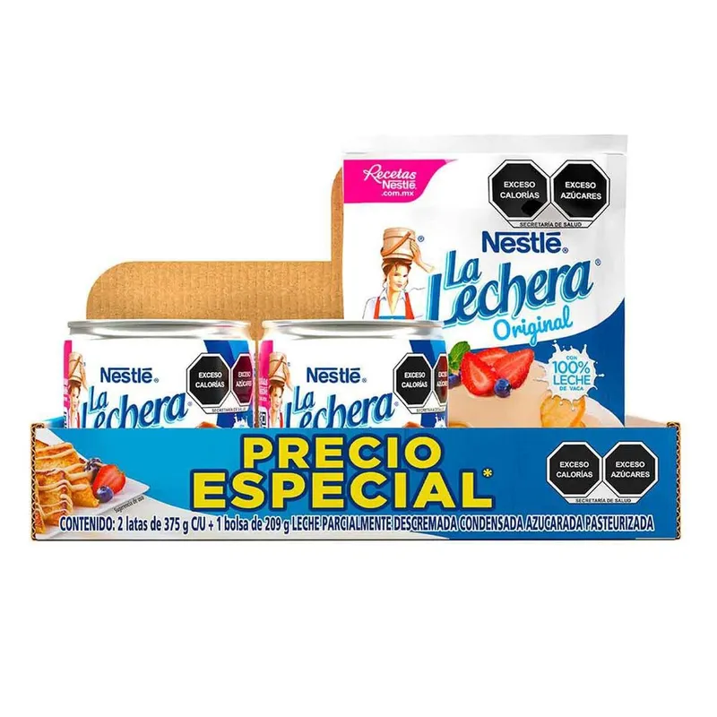 Leche Condensada La Lechera 2 Piezas 956 g