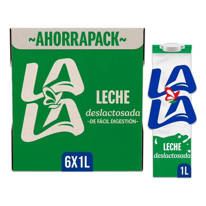 Leche Lala Deslactosada 6 piezas de 1L