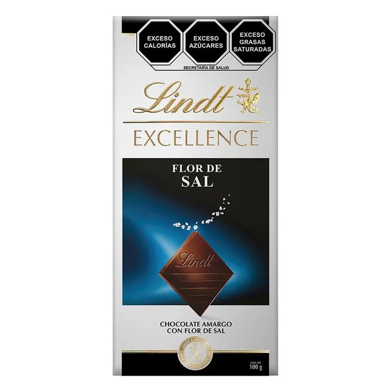 Lindt Excellence Flor de Sal Barra 100g