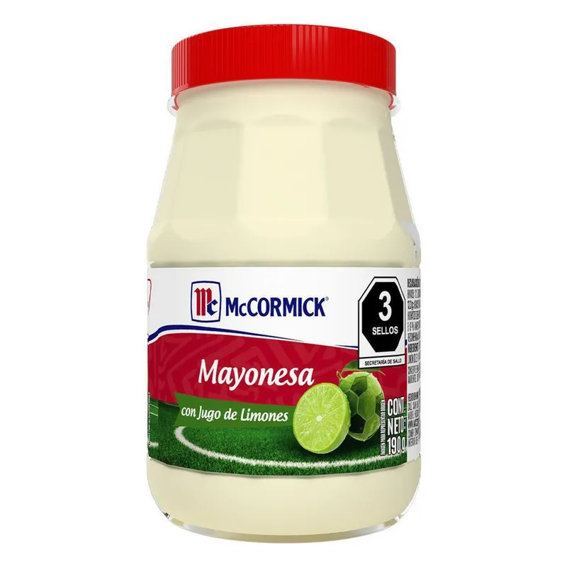 Mayonesa Mccormick Con Limón 190g