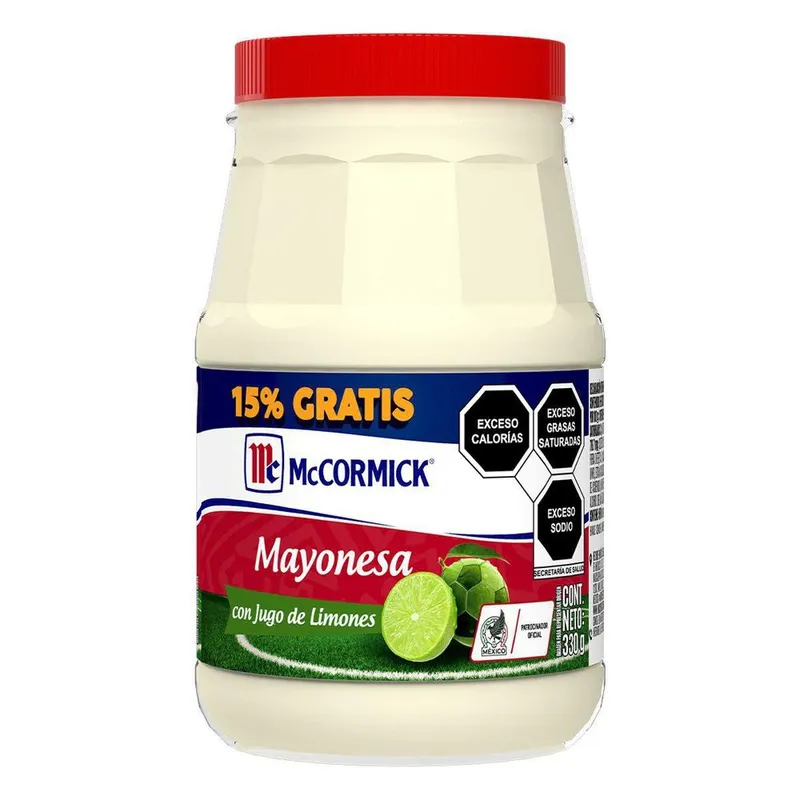 Mayonesa Mccormick Con Limón 330g