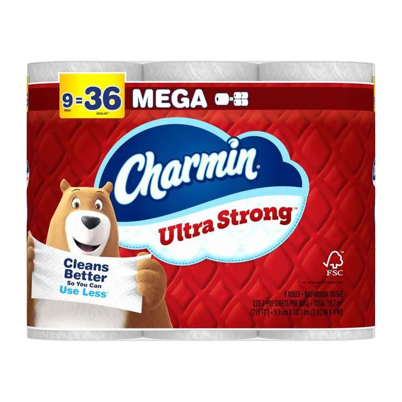 Papel Higiénico Charmin Ultra Strong 9 Rollos