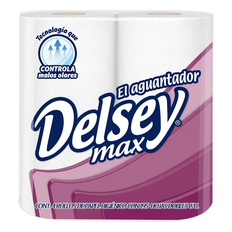 Papel Higiénico Delsey Max 4 Rollos