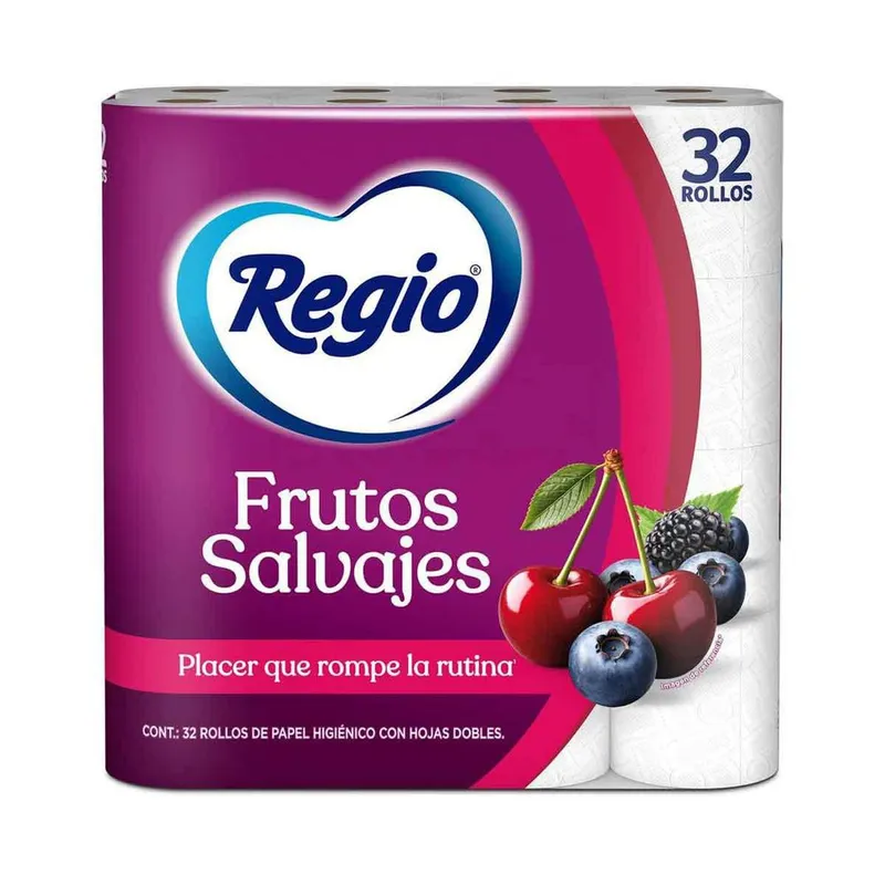 Papel Higiénico Regio Frut Salvajes 32 Rollos