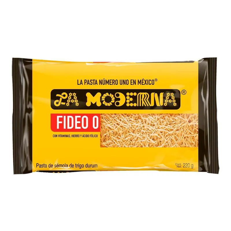 Pasta para Sopa La Moderna Fideo 0 220g