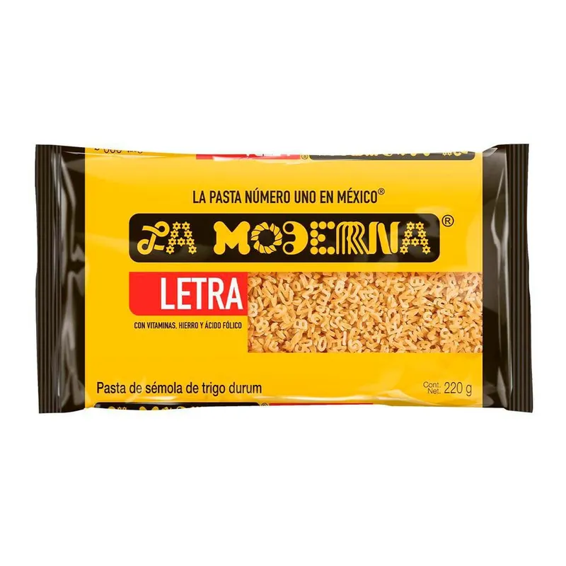 Pasta para Sopa La Moderna Letra 220g