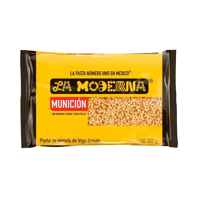 Pasta para Sopa La Moderna Munición 220g
