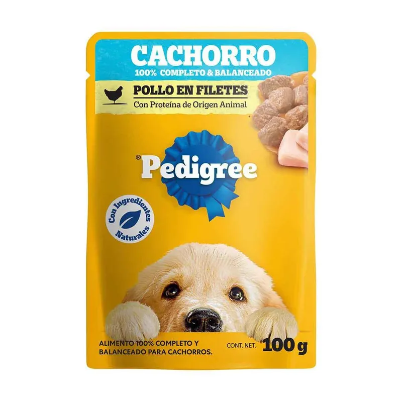 Pedigree Sobres para Perros Cachorros Sabor Pollo 100g