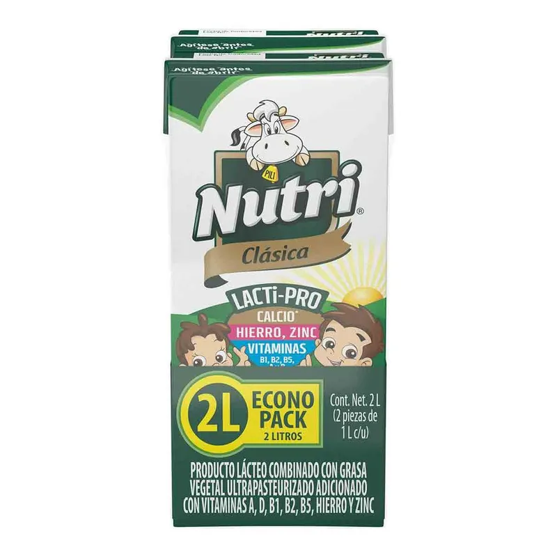 Producto Lácteo Combinado Nutri Entero 2x1L