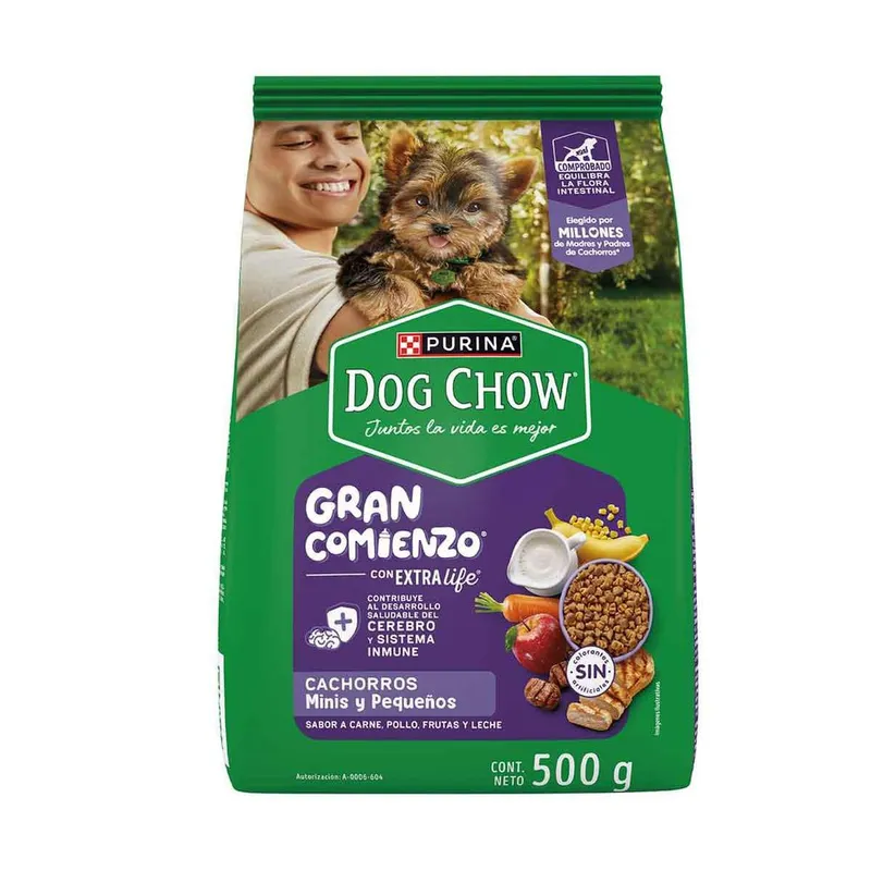 Purina Dog Chow Perros Cachorros Medianos y Grandes 500g