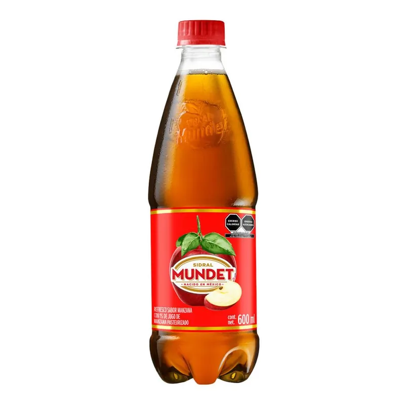 Refresco Sidral Mundet sabor manzana 600ml