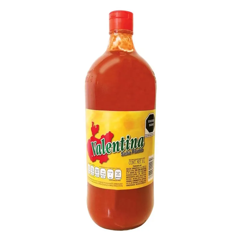 Salsa Valentina Etiqueta Amarilla Picante de 1L