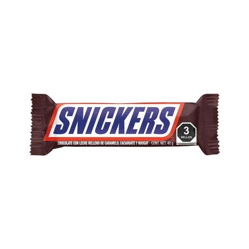 Snickers Barra De Chocolate Con Leche 40g